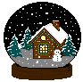 Gif di Natale: pupazzi di neve